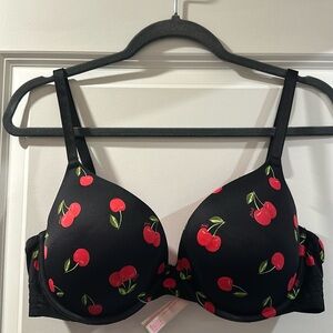 Victoria’s Secret PINK push up bra with Cherry design
